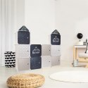 Modularny regał Cubes 2 do pokoju dziecka szary Modularny regał Cubes 2 do pokoju dziecka szary