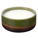Świeca Glaze XL w ceramice zielona