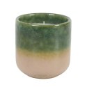 Świeca Glaze S w ceramice zielona Świeca Glaze S w ceramice zielona