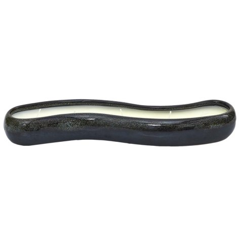Świeca ceramiczna podłużna czarna Świeca ceramiczna podłużna czarna