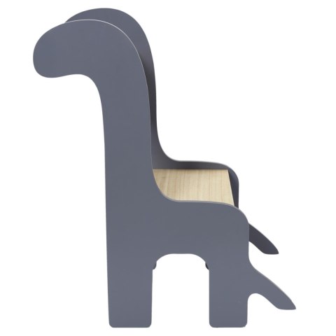 Krzesło dziecięce Dino szary/naturalny Krzesło dziecięce Dino szary/naturalny