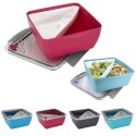 Lunch box Divided z widelcem 2,6l różowy Lunch box Divided z widelcem 2,6l różowy