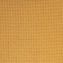 Narzuta na łóżko waflowana 170x250 cm żółta Narzuta na łóżko waflowana 170x250 cm żółta