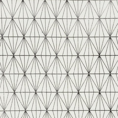 Obrus Geometric Dore biały/srebrny 140x250cm Obrus Geometric Dore biały/srebrny 140x250cm