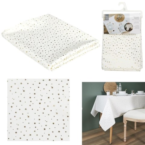 Obrus Star Dore biały/złoty 140x250cm Obrus Star Dore biały/złoty 140x250cm