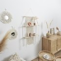 Półka Boho duża macrama beżowa Półka Boho duża macrama beżowa