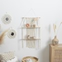 Półka Boho duża macrama beżowa Półka Boho duża macrama beżowa