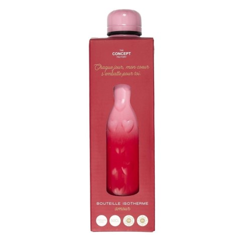 Butelka termiczna 500ml serca różowo-czerwona Butelka termiczna 500ml serca różowo-czerwona