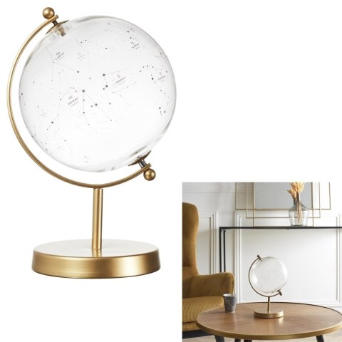 Dekoracja szklany globus Constellations złoty Dekoracja szklany globus Constellations złoty