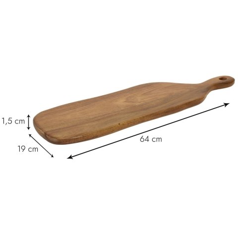 Deska do krojenia drewniana 64 cm Deska do krojenia drewniana 64 cm