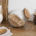 Słoik do przechowywania z akacjową pokrywką Słoik do przechowywania z akacjową pokrywką