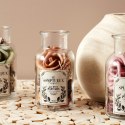 Szklany słój 12cm z pot pourri pomarańczowe Szklany słój 12cm z pot pourri pomarańczowe