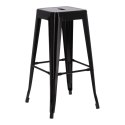 Hoker Paris 75cm. czarny insp. Tolix Hoker Paris 75cm. czarny insp. Tolix