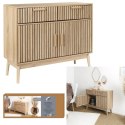 Komoda Klaus 2 szuflady, 2 szafki naturalna Komoda Klaus 2 szuflady, 2 szafki naturalna