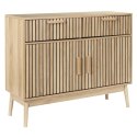 Komoda Klaus 2 szuflady, 2 szafki naturalna Komoda Klaus 2 szuflady, 2 szafki naturalna