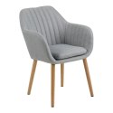 Krzesło Emilia Light Grey Krzesło Emilia Light Grey