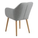 Krzesło Emilia Light Grey Krzesło Emilia Light Grey