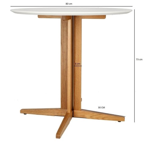 Stół Mauro 80cm dąb naturalny Stół Mauro 80cm dąb naturalny