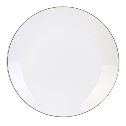 Talerz Pearl Gold 27cm biały Talerz Pearl Gold 27cm biały