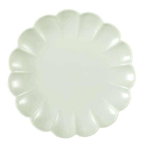 Talerz deserowy Iris 20,5cm zielony jasny