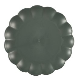 Talerz obiadowy Iris 25,5cm szary ciemny