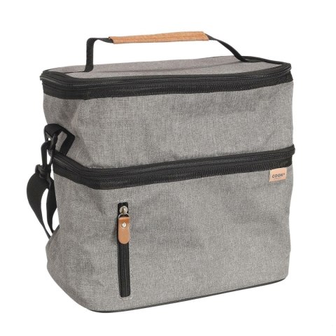 Torba termiczna na lunch Zippi XL szara Torba termiczna na lunch Zippi XL szara