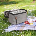 Torba termiczna na lunch Zippi XL szara Torba termiczna na lunch Zippi XL szara