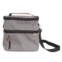 Torba termiczna na lunch Zippi XL szara Torba termiczna na lunch Zippi XL szara