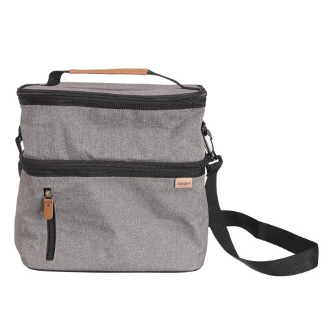 Torba termiczna na lunch Zippi XL szara Torba termiczna na lunch Zippi XL szara