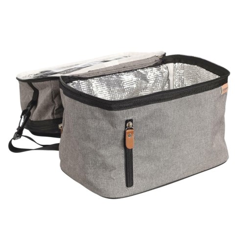 Torba termiczna na lunch Zippi XL szara Torba termiczna na lunch Zippi XL szara
