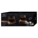 Zestaw 2 szklanek do whisky z podkładkami Zestaw 2 szklanek do whisky z podkładkami