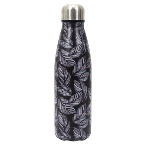 Butelka termiczna Flower czarna 500ml Butelka termiczna Flower czarna 500ml