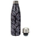 Butelka termiczna Flower czarna 500ml Butelka termiczna Flower czarna 500ml