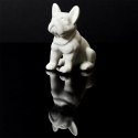 Figurka Buldoga francuskiego S biała Figurka Buldoga francuskiego S biała