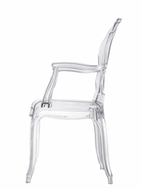 Krzesło transparentne Queen Arm Krzesło transparentne Queen Arm