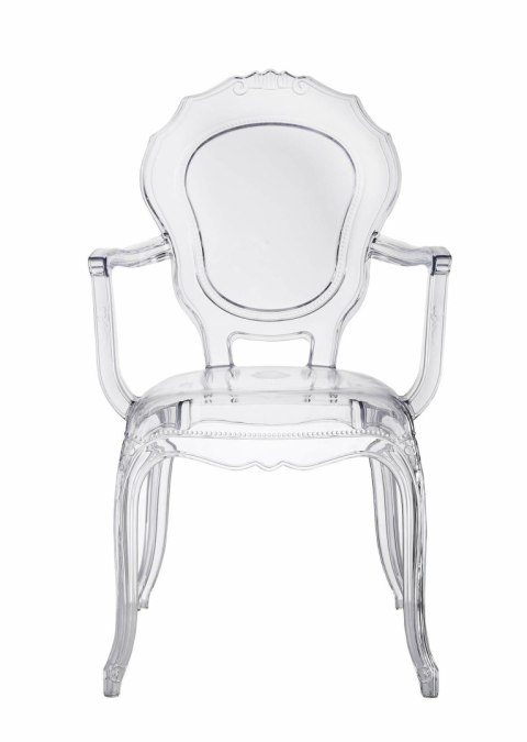 Krzesło transparentne Queen Arm Krzesło transparentne Queen Arm