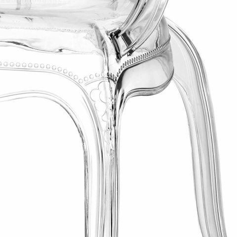 Krzesło transparentne Queen Arm Krzesło transparentne Queen Arm
