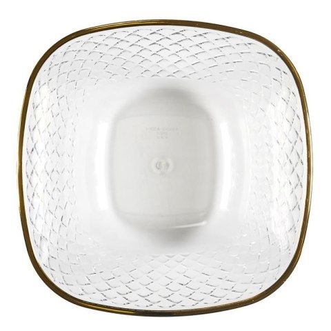 Miska Mirage 25,6cm złoty brzeg plastikowa Miska Mirage 25,6cm złoty brzeg plastikowa