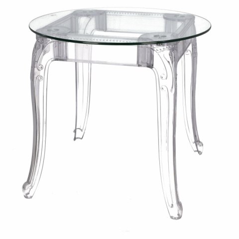 Stół Ghost 80cm transparentny Stół Ghost 80cm transparentny