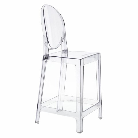 Stołek barowy Viki transparentny Stołek barowy Viki transparentny