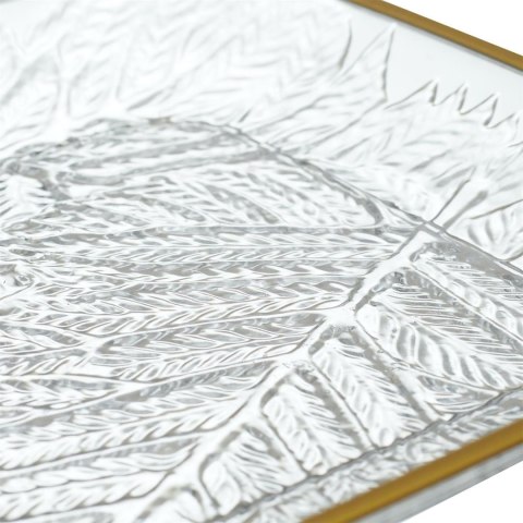 Taca Mirage 34cm złoty brzeg plastikowa Taca Mirage 34cm złoty brzeg plastikowa