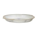 Taca Mirage 38,5cm owalna złoty brzeg plastikowa Taca Mirage 38,5cm owalna złoty brzeg plastikowa