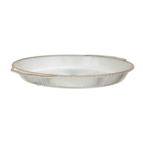 Taca Mirage 38,5cm owalna złoty brzeg plastikowa Taca Mirage 38,5cm owalna złoty brzeg plastikowa