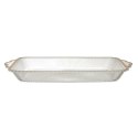 Taca Mirage 41cm złoty brzeg plastikowa Taca Mirage 41cm złoty brzeg plastikowa