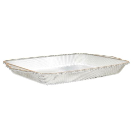 Taca Mirage 41cm złoty brzeg plastikowa Taca Mirage 41cm złoty brzeg plastikowa