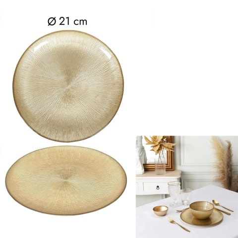 Talerz Dore 27cm złoty Talerz Dore 27cm złoty