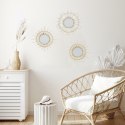 Zestaw 3 luster rattanowych Lipsi Zestaw 3 luster rattanowych Lipsi