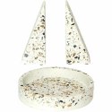Zestaw Terrazzo 2 podpórki do książek + miseczka na drobiazgi Zestaw Terrazzo 2 podpórki do książek + miseczka na drobiazgi