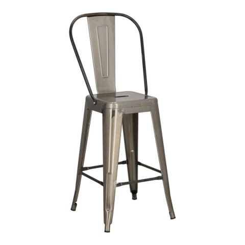 Hoker Paris Back 66cm metaliczny inspirowany Tolix Hoker Paris Back 66cm metaliczny inspirowany Tolix