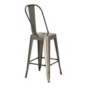 Hoker Paris Back 66cm metaliczny inspirowany Tolix Hoker Paris Back 66cm metaliczny inspirowany Tolix